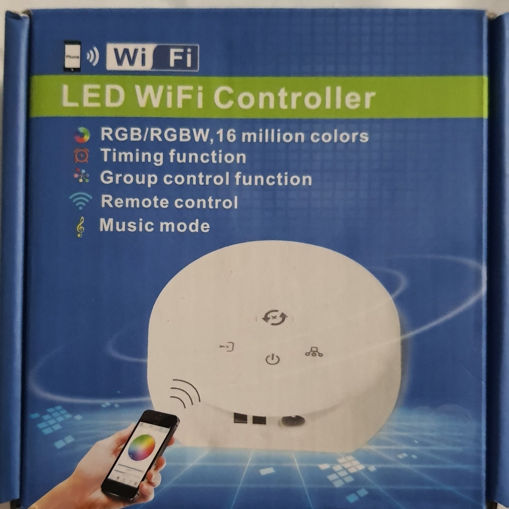WiFi LED Strip Light Controller - White